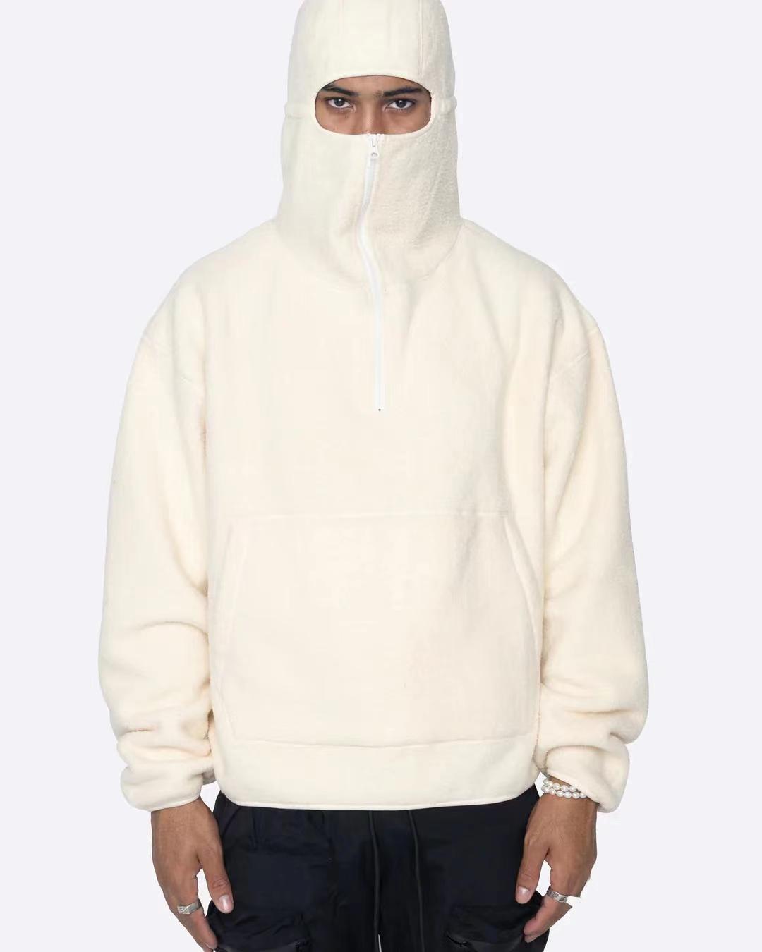 Trendy Men's Casual Brushed Hoody Zipper